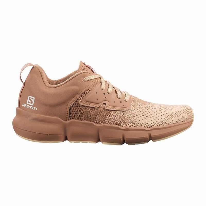 Salomon Israel PREDICT SOC W - Womens Road Running Shoes - Brown (DPTY-62591)